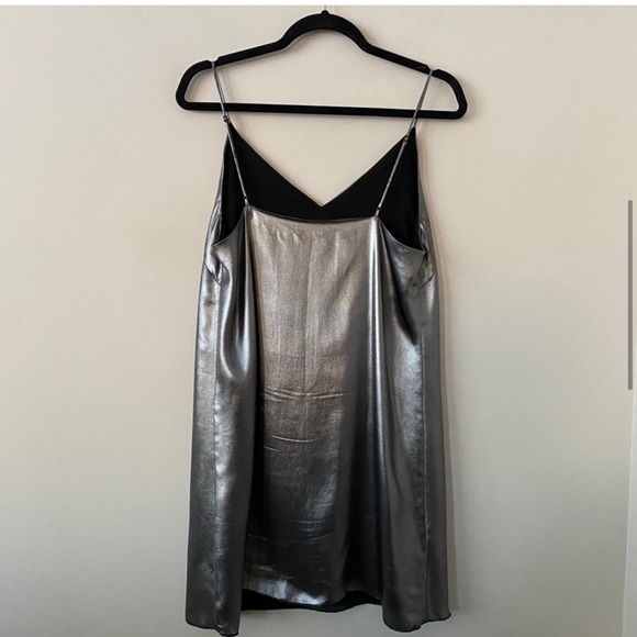 Wilfred Free Vivienne Slip Dress (Midnight Silver) - Picture 3 of 7